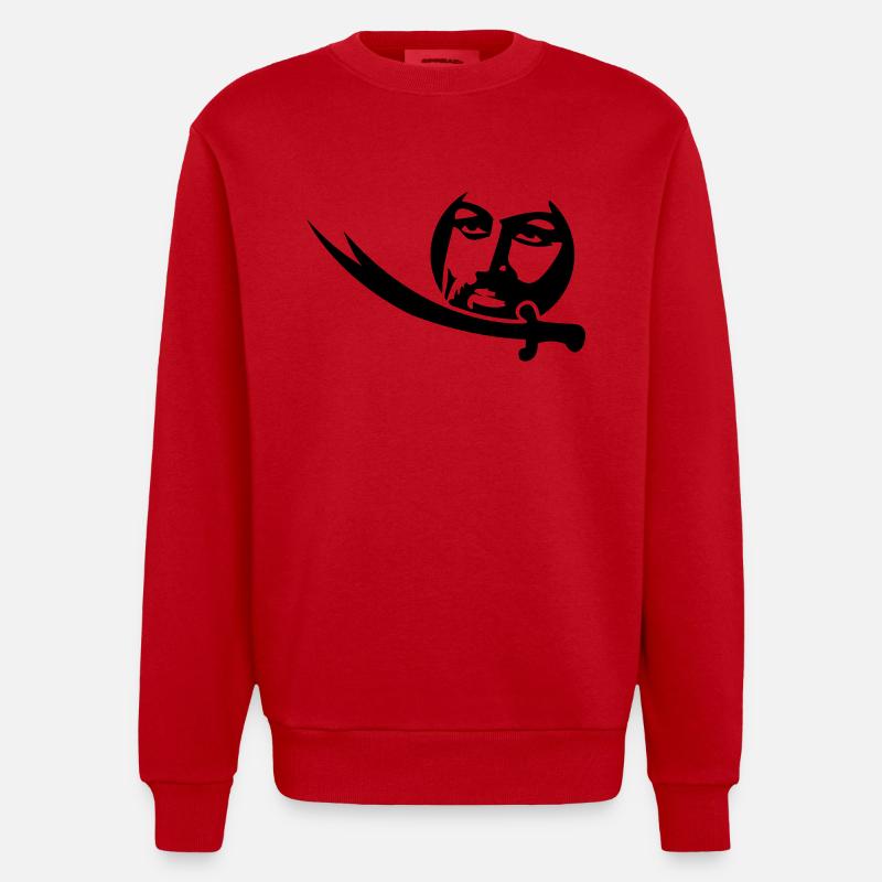 Hz Ali - Alevi - Sweat bio épais oversize fabriqué en UE - rouge