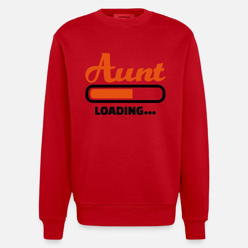 Tante - Heavyweight Oversized Organic Crew Neck Made in EU - Rot