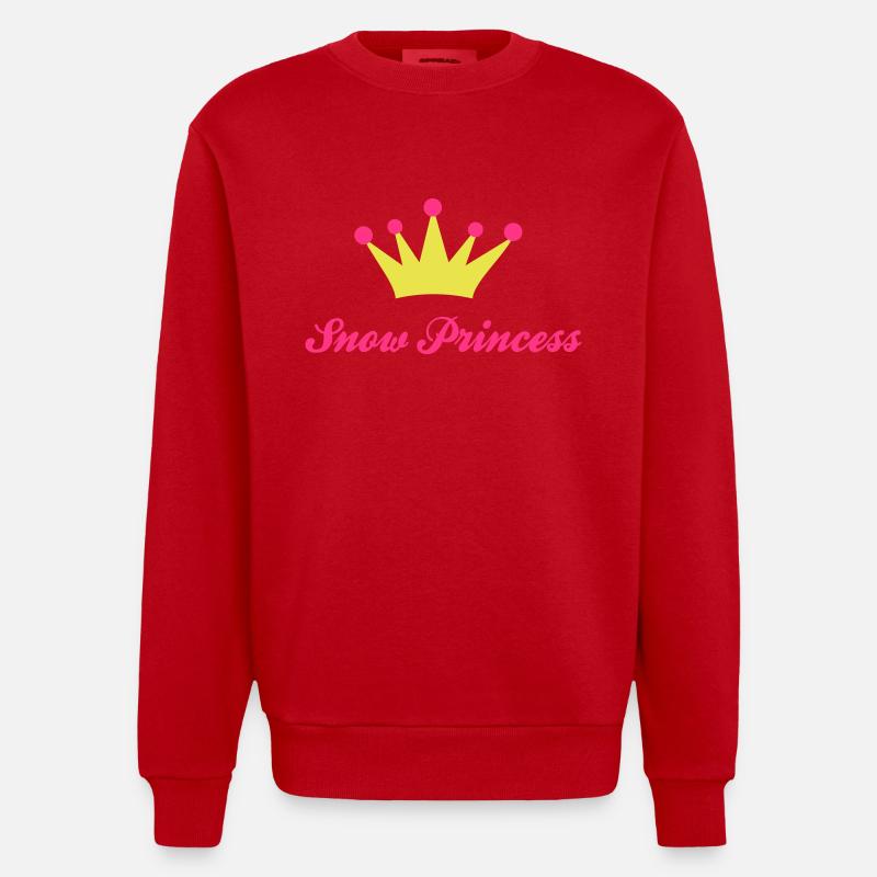 Ski - Heavyweight Oversized Organic Crew Neck Made in EU - Rot