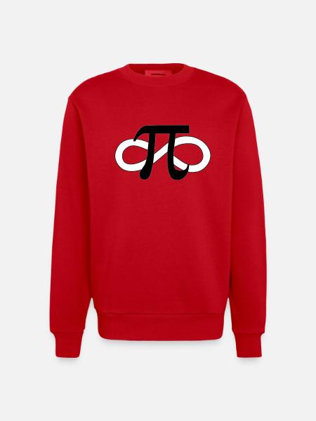 L’infini - Sweat bio épais oversize fabriqué en UE - rouge