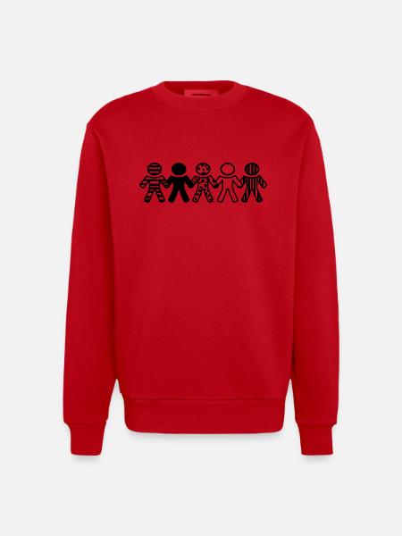 toleranz - Heavyweight Oversized Organic Crew Neck Made in EU - Rot