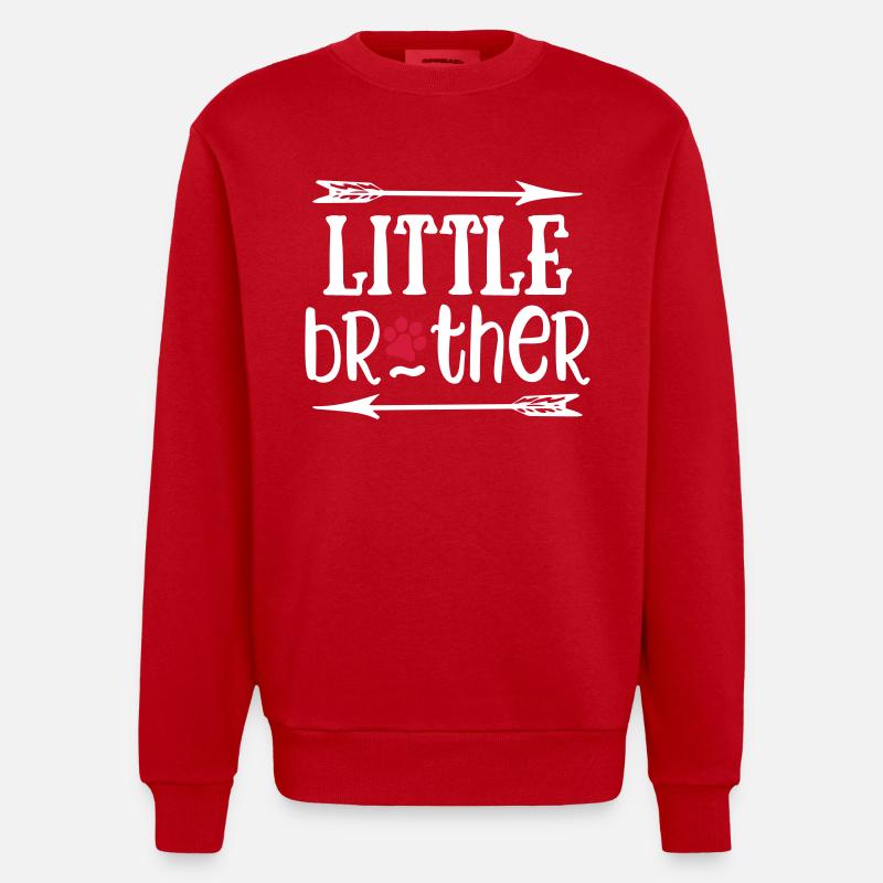 Petit frère - Sweat bio épais oversize fabriqué en UE - rouge