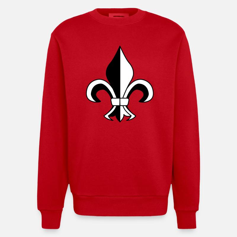 conception A.Gerlitz - Sweat bio épais oversize fabriqué en UE - rouge