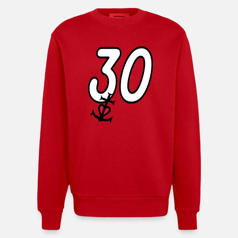 Gard croix camargaise - Sweat bio épais oversize fabriqué en UE - rouge