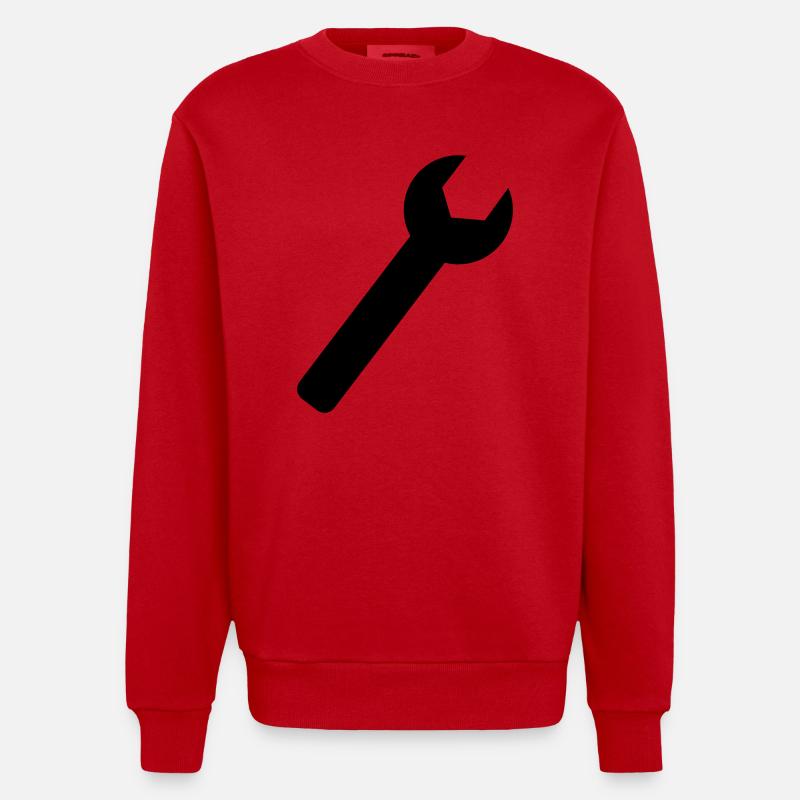 Clé - Sweat bio épais oversize fabriqué en UE - rouge