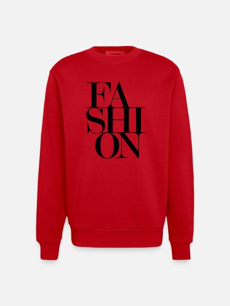 MODE de la mode - Sweat bio épais oversize fabriqué en UE - rouge