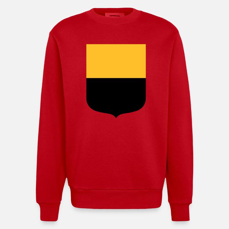 Sachsen-Anhalt - Heavyweight Oversized Organic Crew Neck Made in EU - Rot