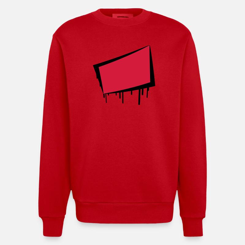 Frame - Sweat bio épais oversize fabriqué en UE - rouge