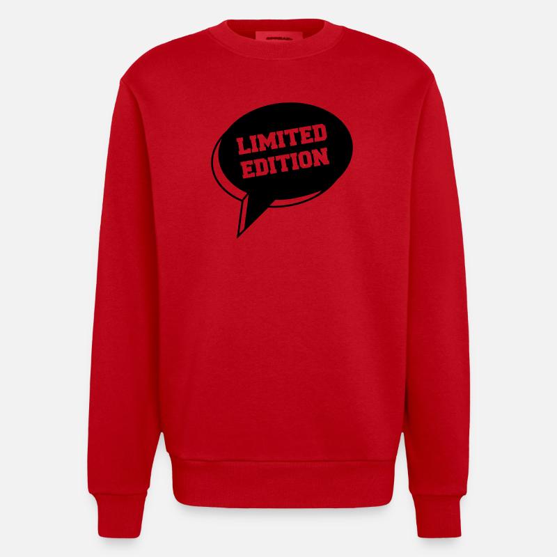 Édition limitée - Sweat bio épais oversize fabriqué en UE - rouge