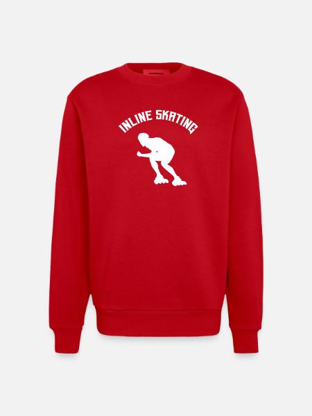 Roller - Sweat bio épais oversize fabriqué en UE - rouge
