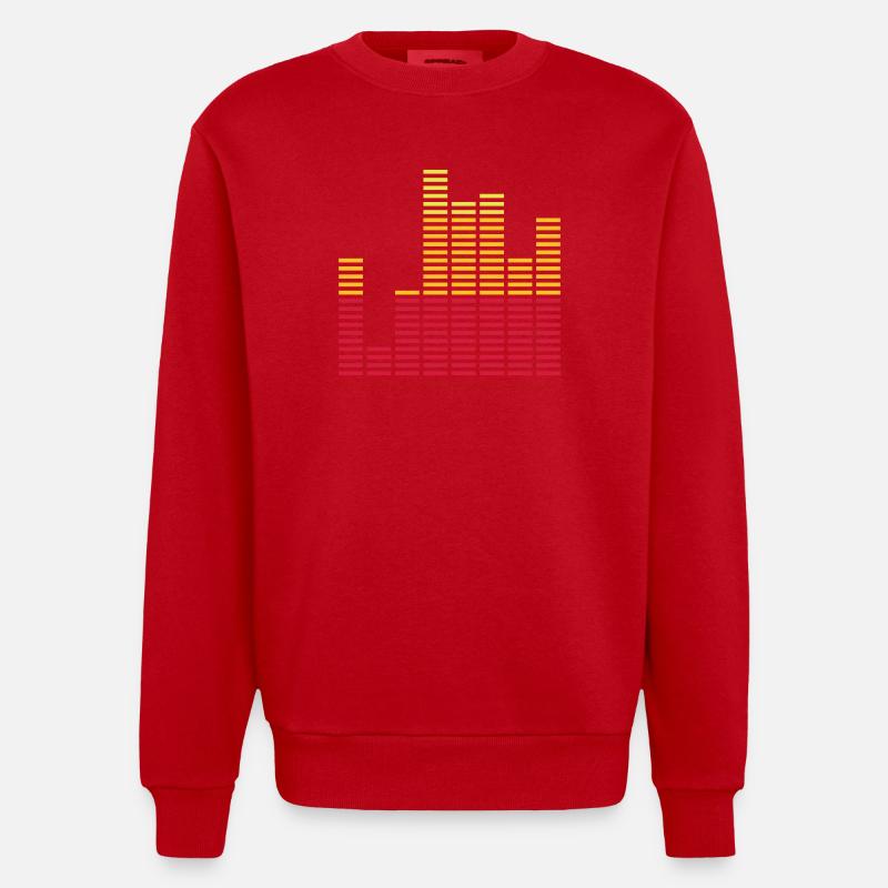 Equalizer - Sweat bio épais oversize fabriqué en UE - rouge
