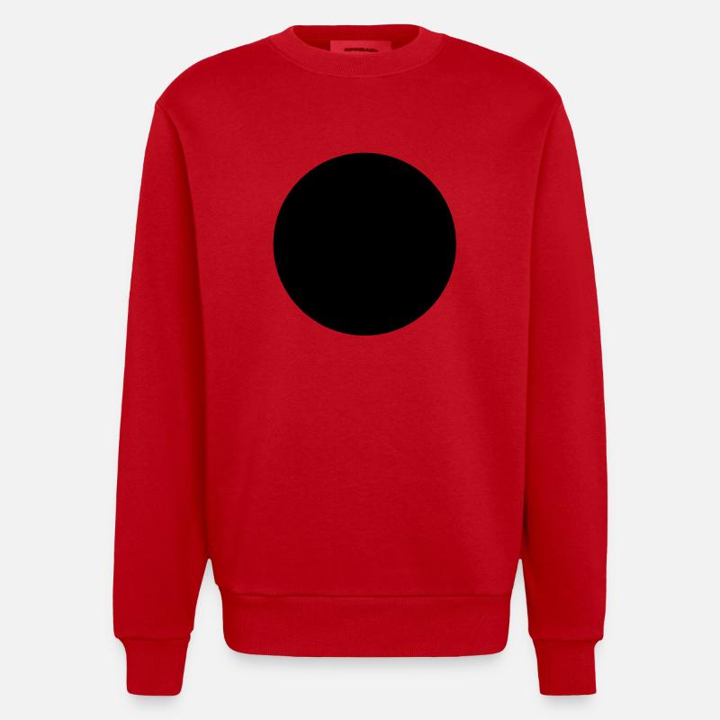 Kreis - Sweat bio épais oversize fabriqué en UE - rouge
