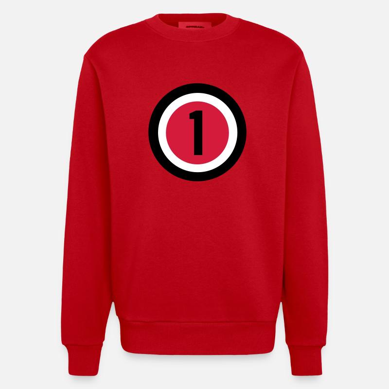 01_vec_3de - Heavyweight Oversized Organic Crew Neck Made in EU - red