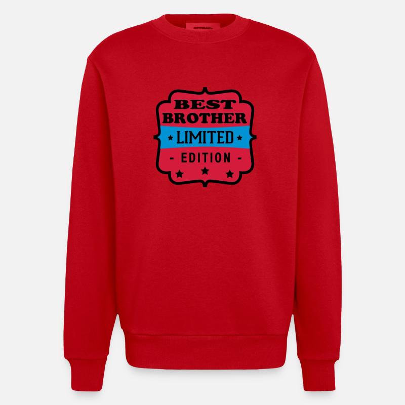 Best brother limited edition - Sweat bio épais oversize fabriqué en UE - rouge
