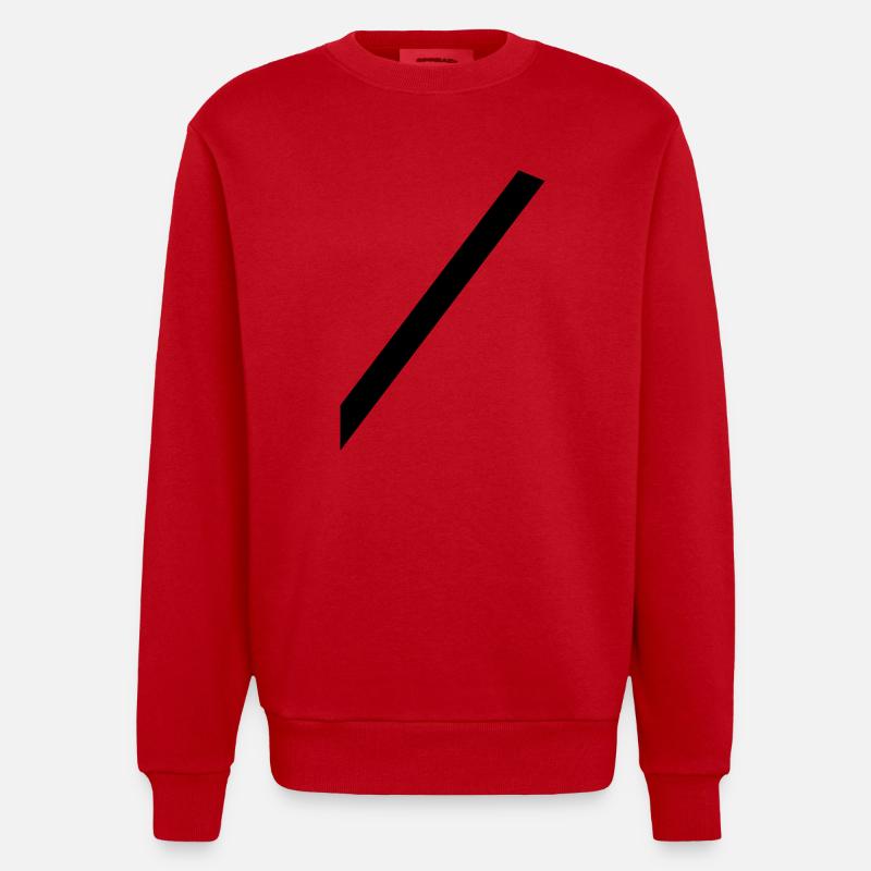 Gurtmuffel - Heavyweight Oversized Organic Crew Neck Made in EU - Rot