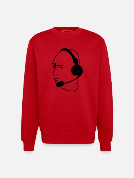 Alderiate - Sweat bio épais oversize fabriqué en UE - rouge