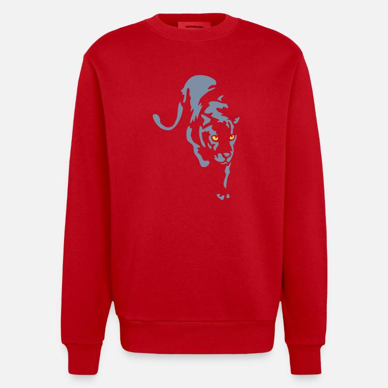 Panter - Sweat bio épais oversize fabriqué en UE - rouge