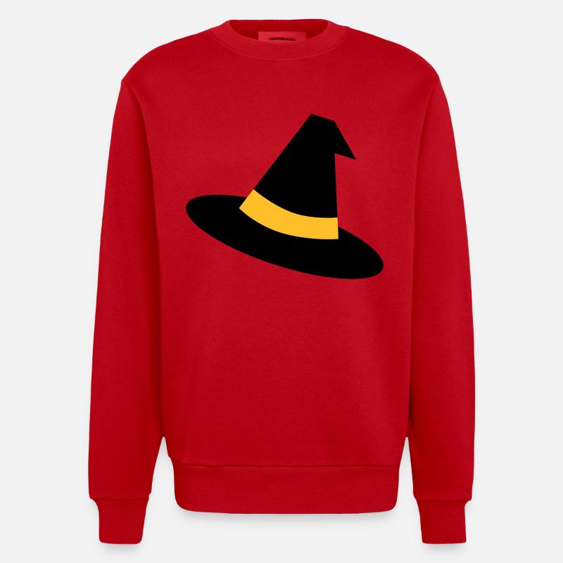 Hexenhut - Heavyweight Oversized Organic Crew Neck Made in EU - Rot
