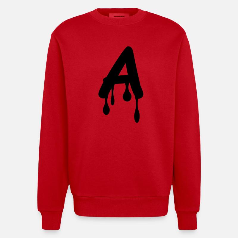 a_comic_graffiti - Heavyweight Oversized Organic Crew Neck Made in EU - Rot