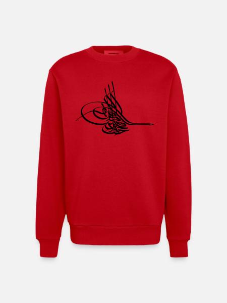Osmanisches Reich - Heavyweight Oversized Organic Crew Neck Made in EU - Rot