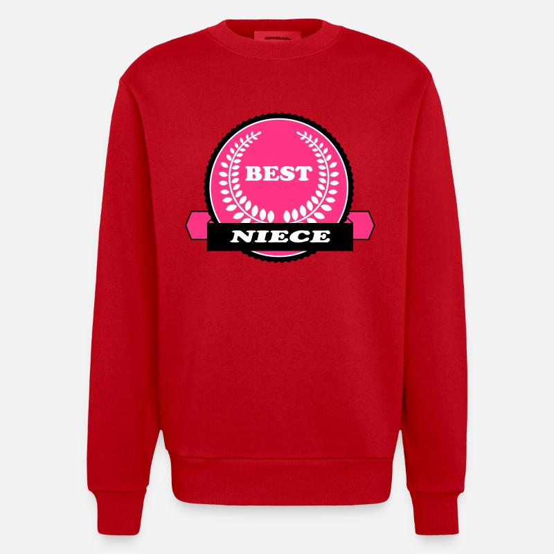 COUSIN NEVEU FRERE 47 - Sweat bio épais oversize fabriqué en UE - rouge