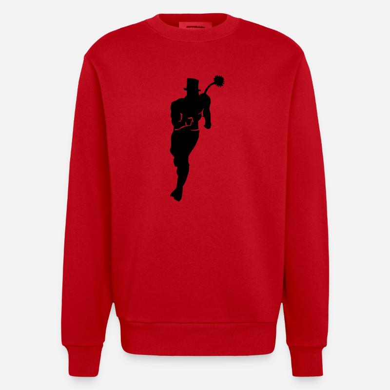 Superfeger - Heavyweight Oversized Organic Crew Neck Made in EU - Rot