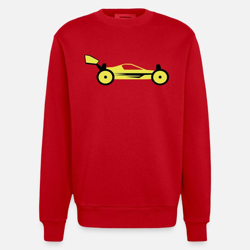 Buggy - Sweat bio épais oversize fabriqué en UE - rouge