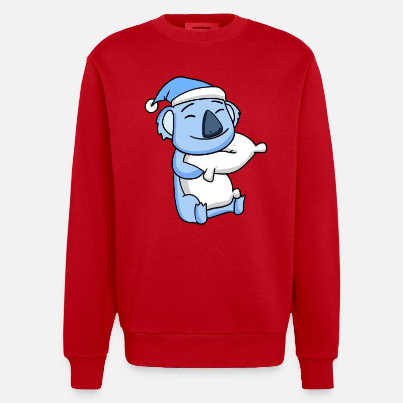 Koala Bébé - Sweat bio épais oversize fabriqué en UE - rouge