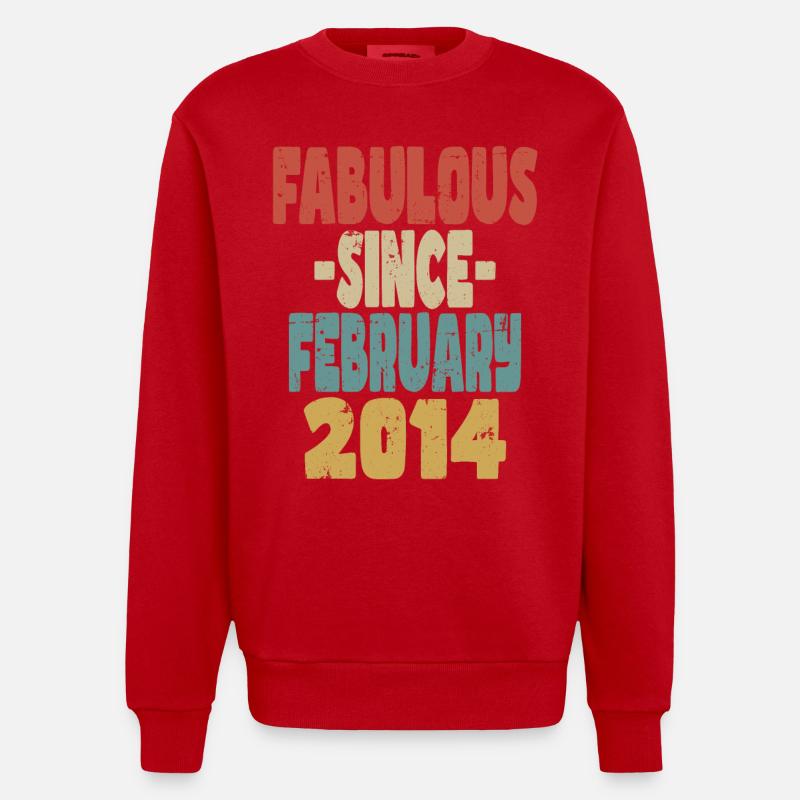 Fabuleux Février 2014 - Sweat bio épais oversize fabriqué en UE - rouge