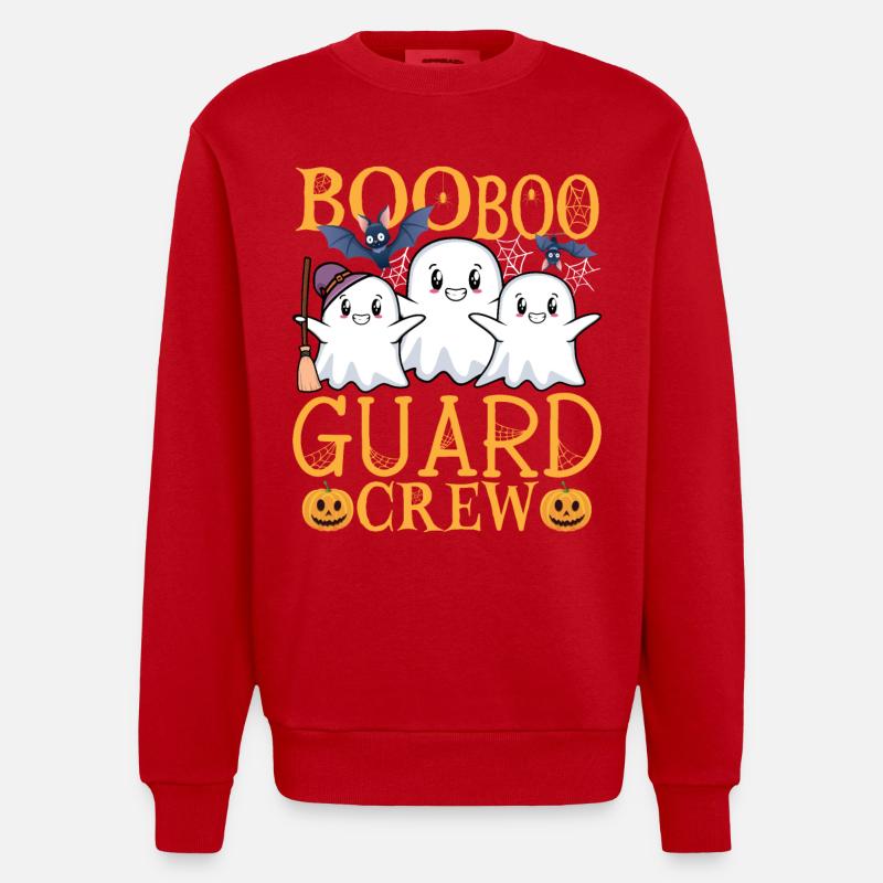 Security Guard Guard Guard Gift - Heavyweight Oversized Organic Crew Neck Made in EU - red