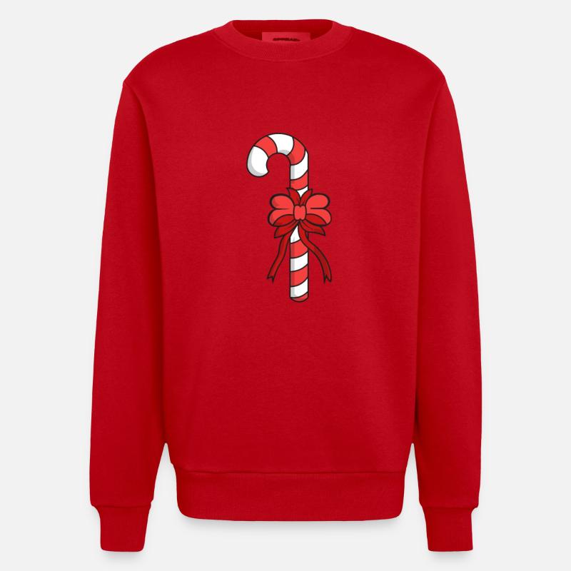 Bonbons Candy Candy - Sweat bio épais oversize fabriqué en UE - rouge
