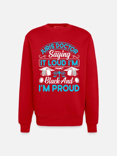 Doctorate Degree great - Heavyweight Oversized Organic Crew Neck Made in EU - red