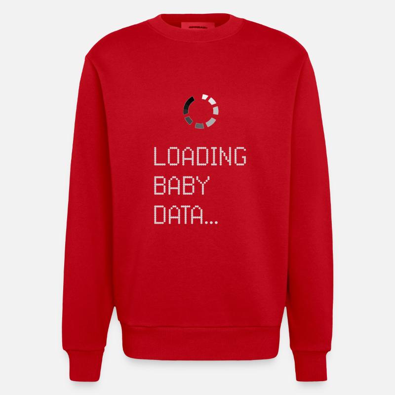 Loading Baby Data - Heavyweight Oversized Organic Crew Neck Made in EU - Rot