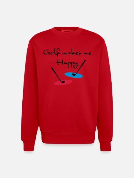 golf - Sweat bio épais oversize fabriqué en UE - rouge