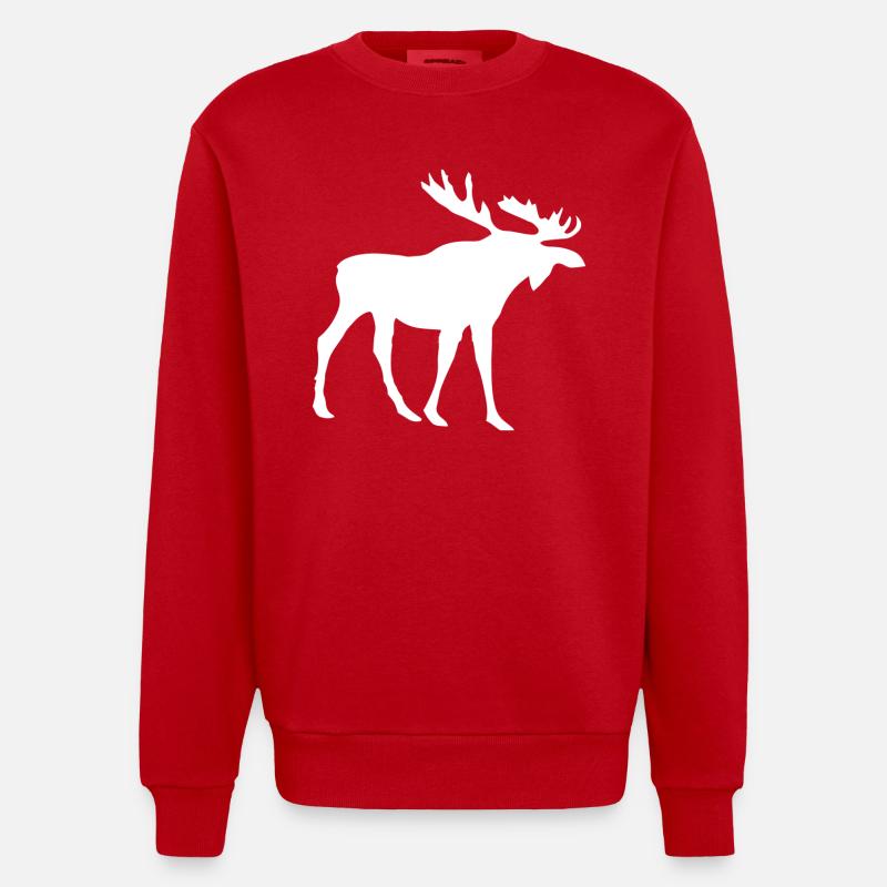 Orignal Orignal - Sweat bio épais oversize fabriqué en UE - rouge