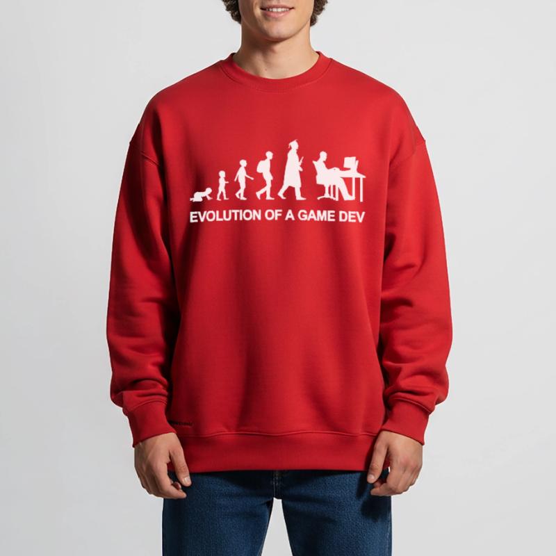 Game Developer Evolution Heavyweight Oversized Organic Crew Neck Made in EU