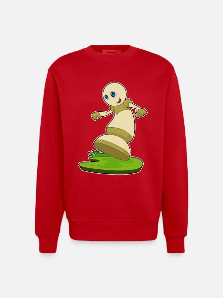Pièces d’échecs pion échecs - Sweat bio épais oversize fabriqué en UE - rouge