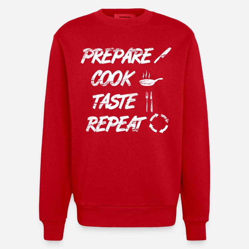 Citation de Koch - Sweat bio épais oversize fabriqué en UE - rouge