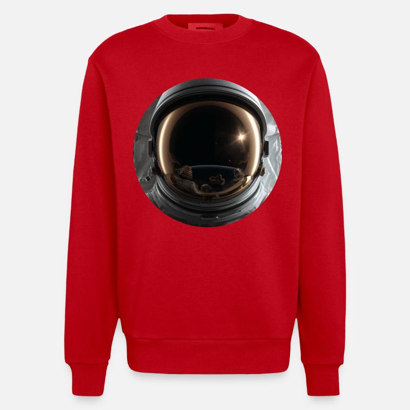 Conception d’astronaute de l’espace - Sweat bio épais oversize fabriqué en UE - rouge