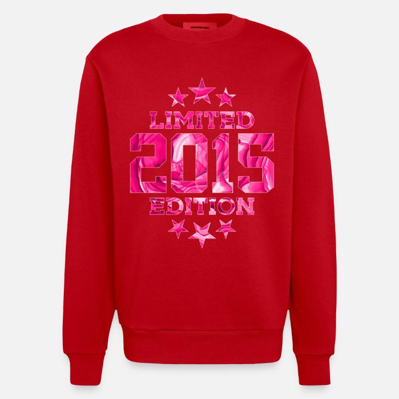 ÉDITION LIMITÉE 2015 11E ANNIVERSAIRE - Sweat bio épais oversize fabriqué en UE - rouge
