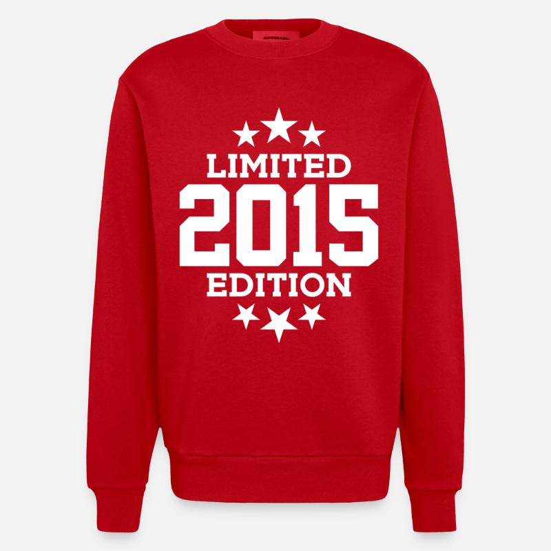 ÉDITION LIMITÉE 2015 11E ANNIVERSAIRE - Sweat bio épais oversize fabriqué en UE - rouge