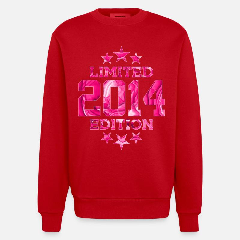 ÉDITION LIMITÉE 2014 12E ANNIVERSAIRE - Sweat bio épais oversize fabriqué en UE - rouge