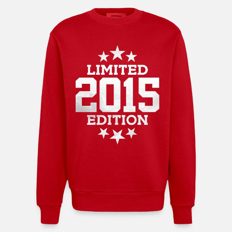 ÉDITION LIMITÉE 2015 11E ANNIVERSAIRE - Sweat bio épais oversize fabriqué en UE - rouge