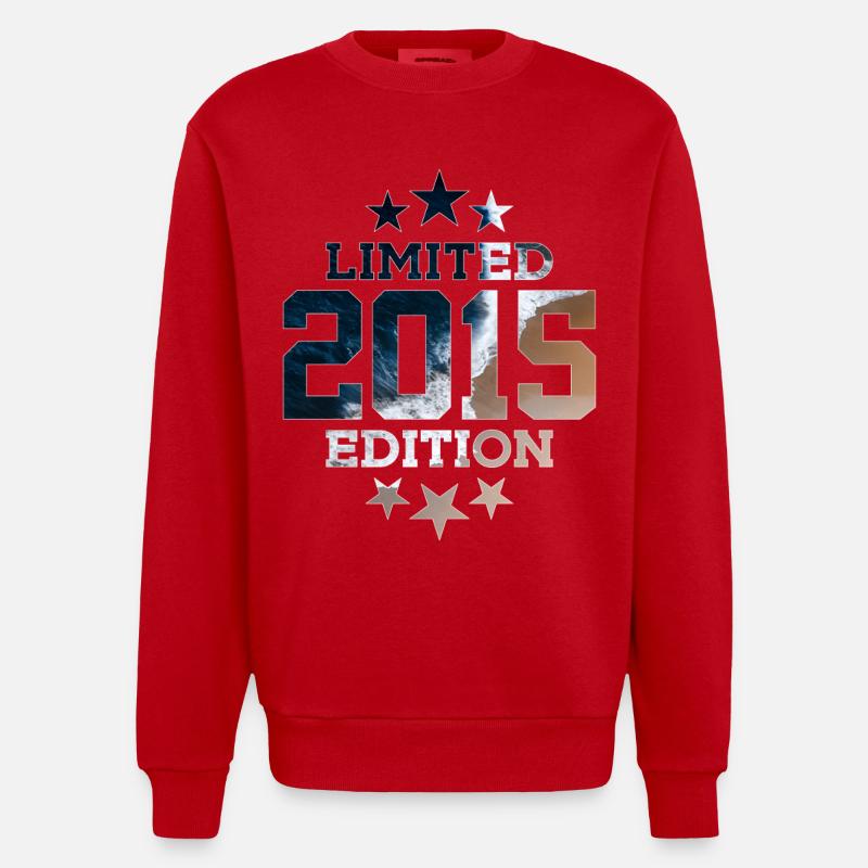 ÉDITION LIMITÉE 2015 11E ANNIVERSAIRE - Sweat bio épais oversize fabriqué en UE - rouge