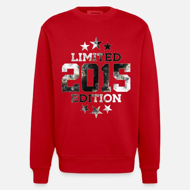 ÉDITION LIMITÉE 2015 11E ANNIVERSAIRE - Sweat bio épais oversize fabriqué en UE - rouge