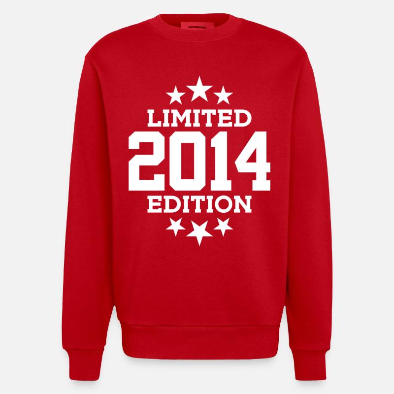 ÉDITION LIMITÉE 2014 12E ANNIVERSAIRE - Sweat bio épais oversize fabriqué en UE - rouge