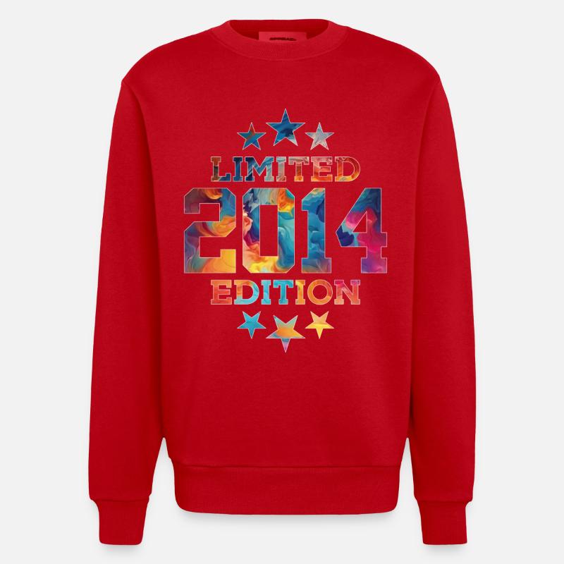 ÉDITION LIMITÉE 2014 12E ANNIVERSAIRE - Sweat bio épais oversize fabriqué en UE - rouge