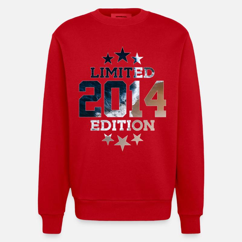 ÉDITION LIMITÉE 2014 12E ANNIVERSAIRE - Sweat bio épais oversize fabriqué en UE - rouge