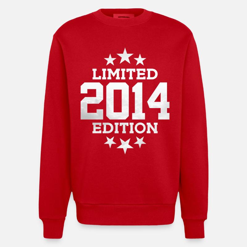 ÉDITION LIMITÉE 2014 12E ANNIVERSAIRE - Sweat bio épais oversize fabriqué en UE - rouge