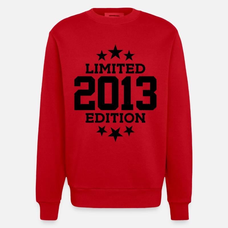 ÉDITION LIMITÉE 2013 13E ANNIVERSAIRE - Sweat bio épais oversize fabriqué en UE - rouge